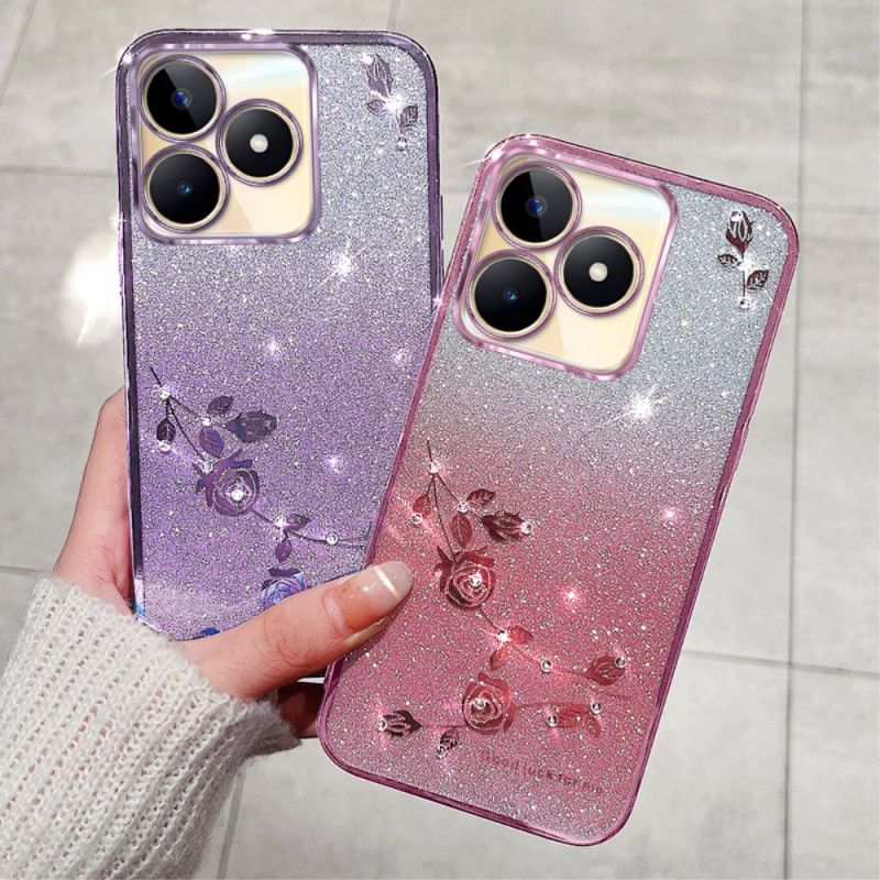 Coque Realme C53 / C51 Paillettes et Strass KADEM