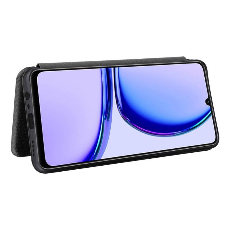 Flip Cover Realme C53 / C51 Fibre Carbone