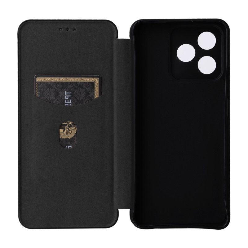 Flip Cover Realme C53 / C51 Fibre Carbone