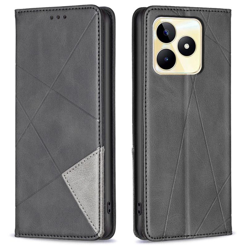 Flip Cover Realme C53 / C51 Motif Géométrique