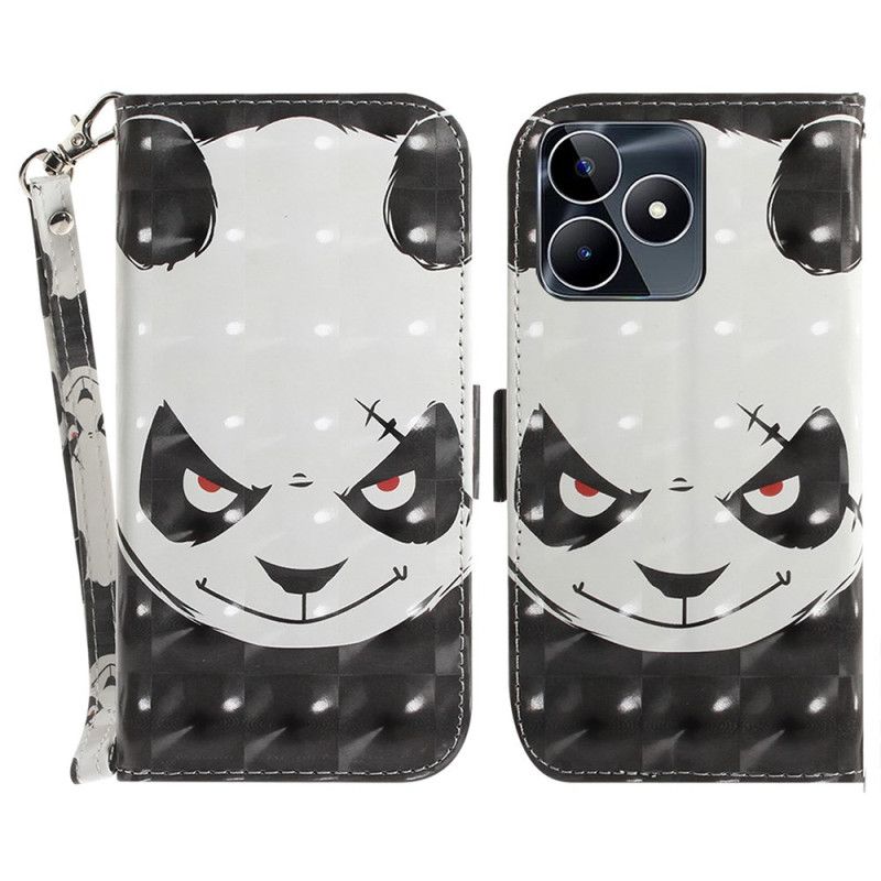 Housse Realme C53 / C51 Angry Panda