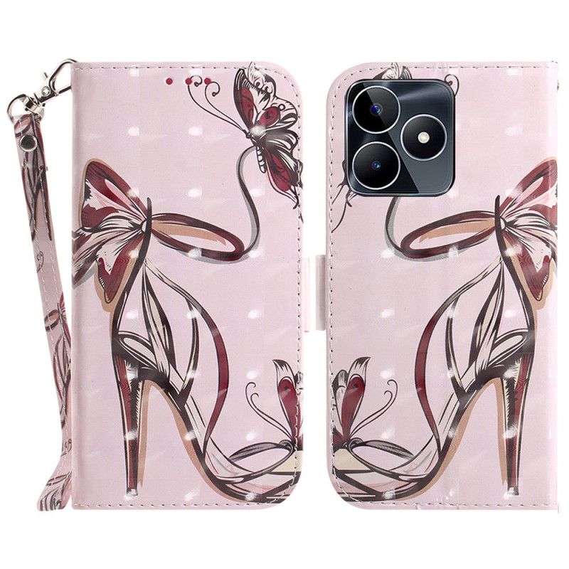 Housse Realme C53 / C51 Escarpin à Lanière