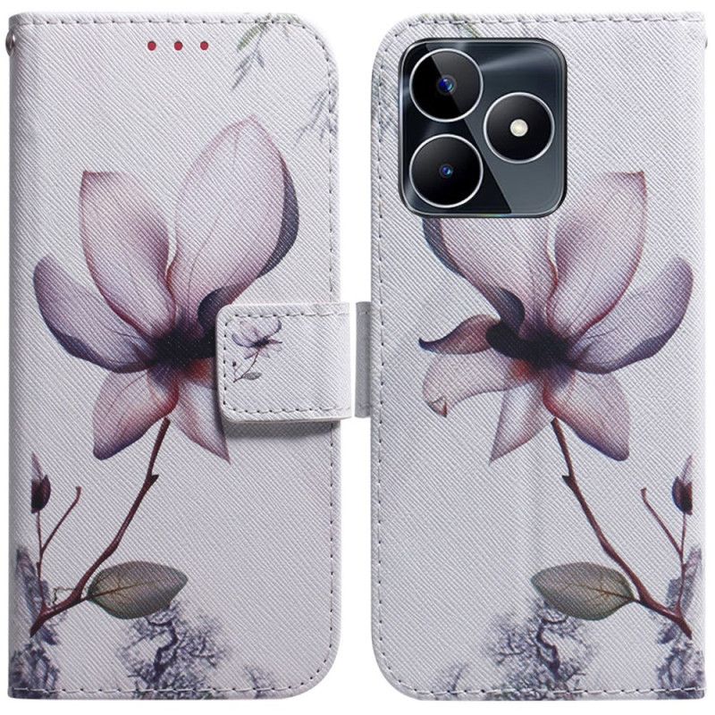 Housse Realme C53 / C51 Fleur Rose