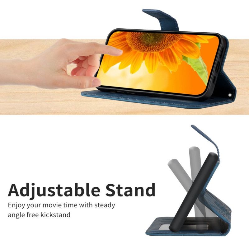 Housse Realme C53 / C51 Tournesol à Bandoulière