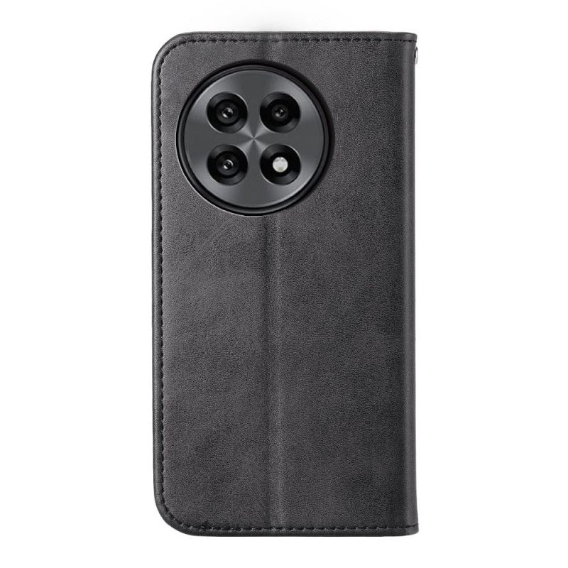 Flip Cover OnePlus 13R Motif Losanges à Lanière