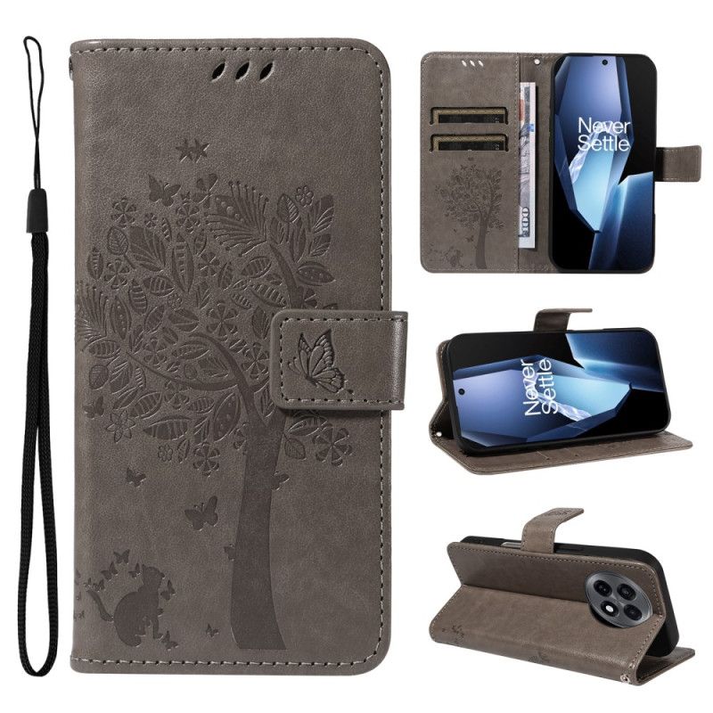 Housse OnePlus 13R Arbre et Chat