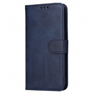 Housse OnePlus 13R Effet Cuir Uni à Lanière