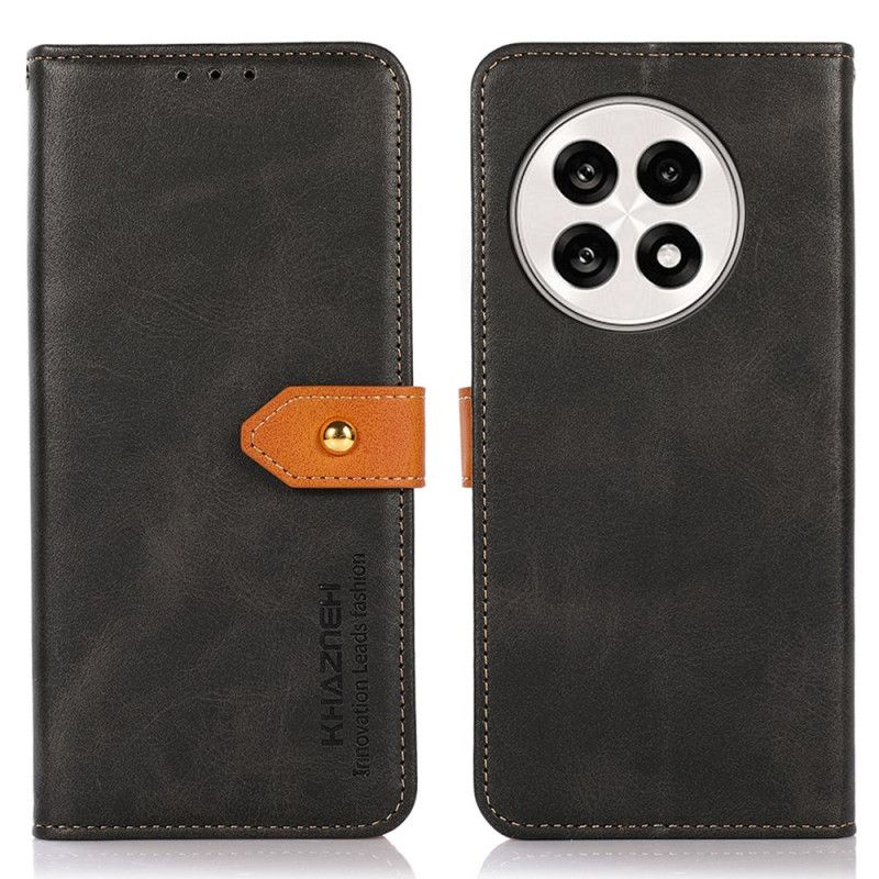 Housse OnePlus 13R Fermoir Doré KHAZNEH