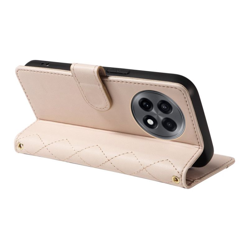 Housse OnePlus 13R Matelassée avec Lanière et Bandoulière