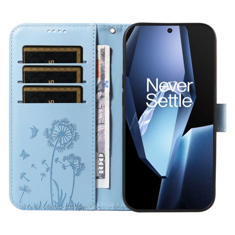 Housse OnePlus 13R Pissenlits à Lanière