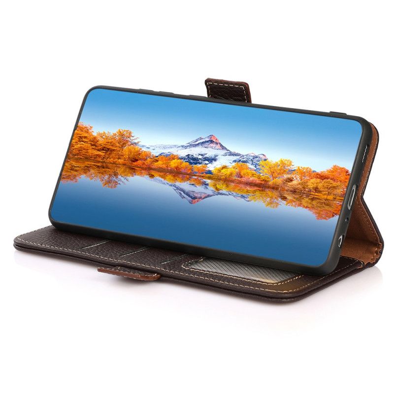 Housse OnePlus 13R Protection RFID Cuir KHAZNEH