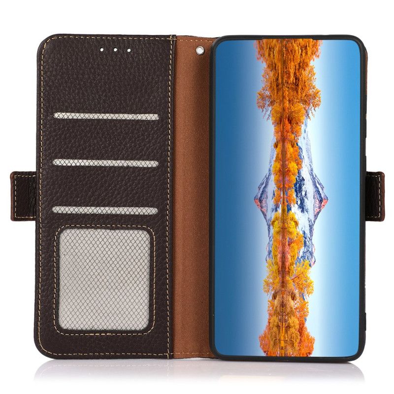 Housse OnePlus 13R Protection RFID Cuir KHAZNEH