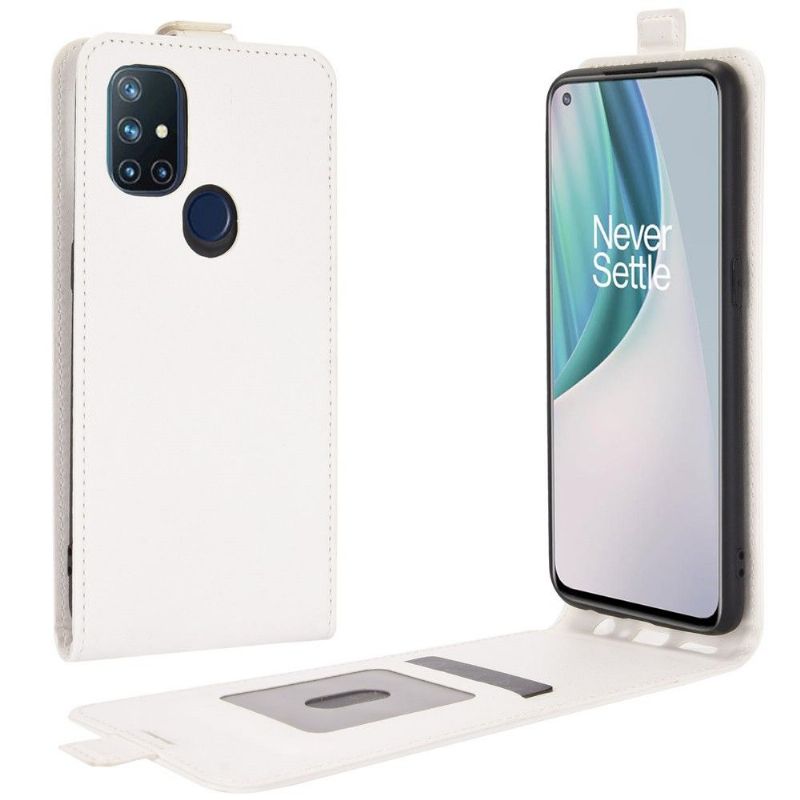 Housse OnePlus Nord N10 5G simili cuir avec rabat verticale