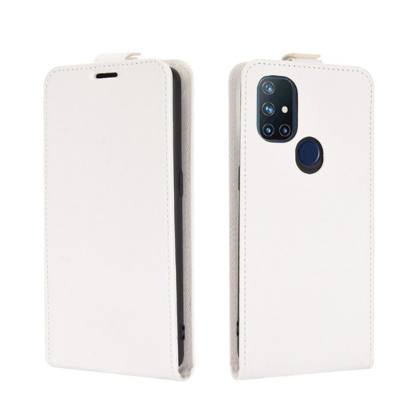Housse OnePlus Nord N10 5G simili cuir avec rabat verticale