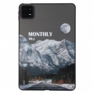 Coque Xiaomi Pad 6 / 6 Pro Montagne Enneigée et l'Autoroute