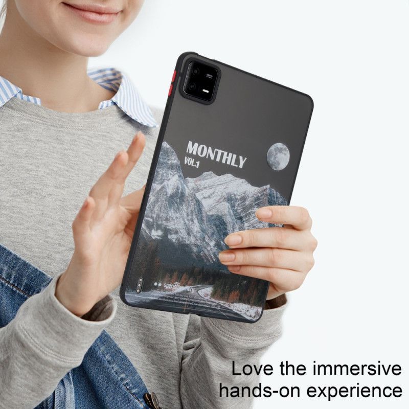 Coque Xiaomi Pad 6 / 6 Pro Montagne Enneigée et l'Autoroute