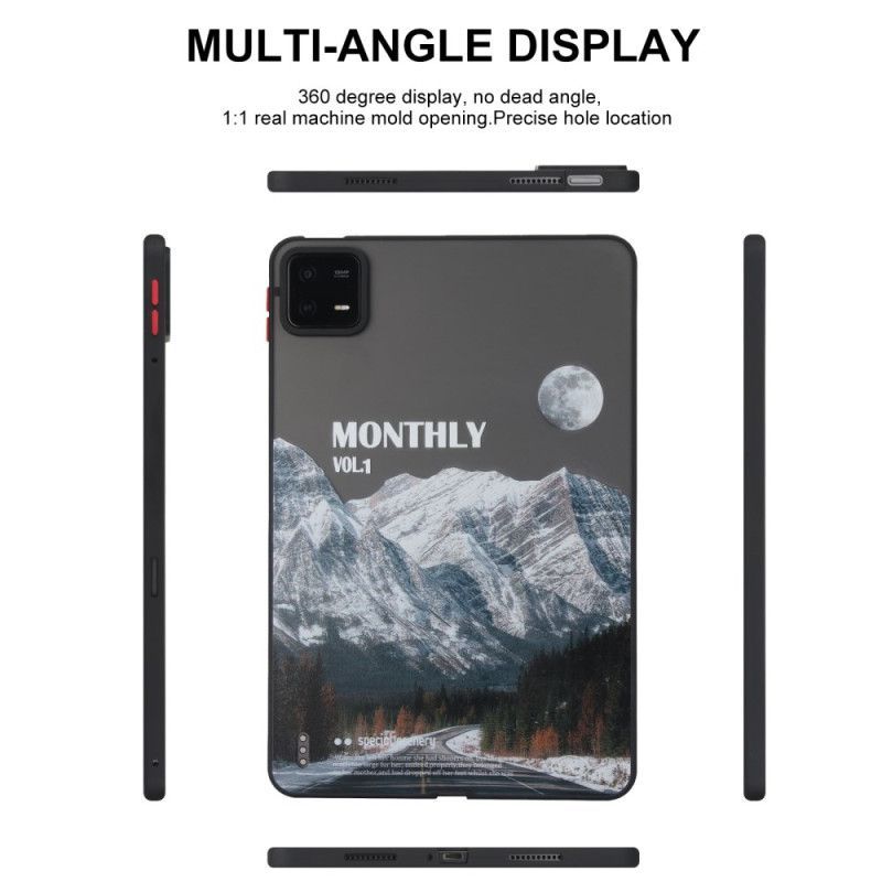 Coque Xiaomi Pad 6 / 6 Pro Montagne Enneigée et l'Autoroute
