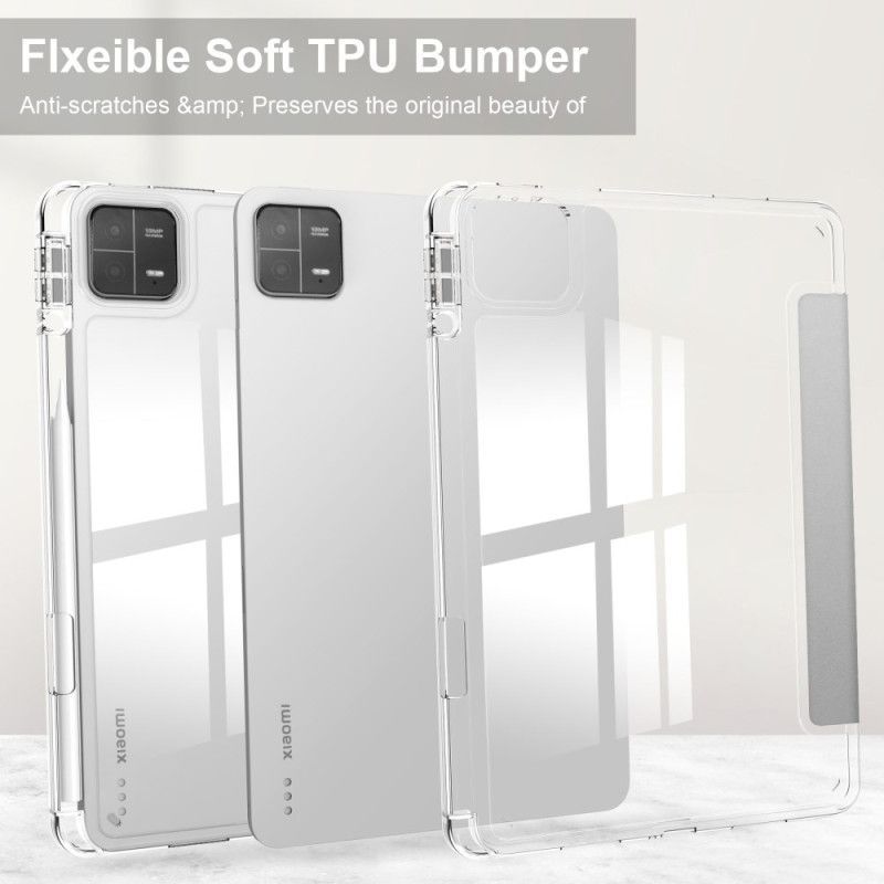 Smart Case Xiaomi Pad 6 / Pad 6 Pro Dos Translucide