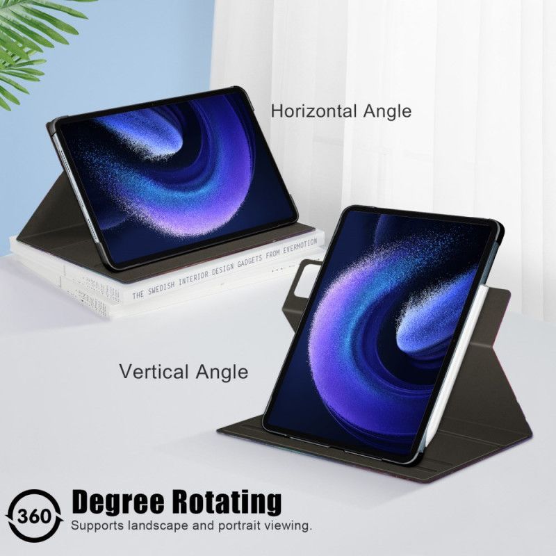Smart Case Xiaomi Pad 6 Pro Rotative Porte-Stylet Galaxie