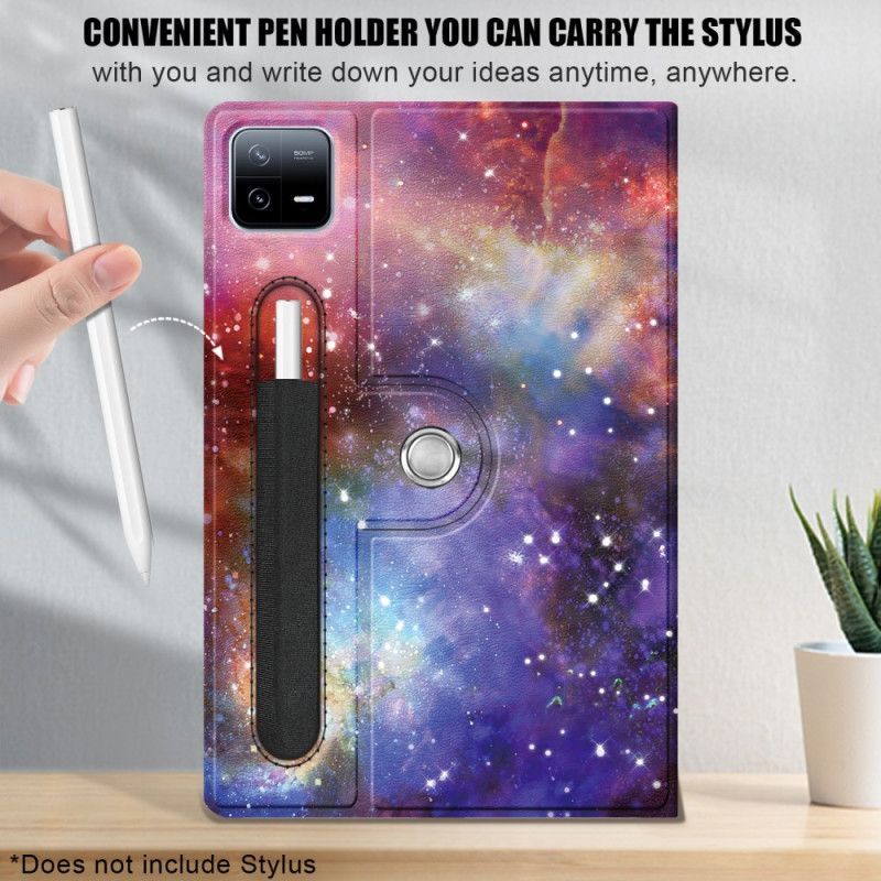 Smart Case Xiaomi Pad 6 Pro Rotative Porte-Stylet Galaxie
