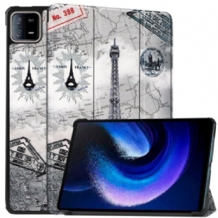 Smart Case Xiaomi Pad 6 / 6 Pro Tour Eiffel Vintage