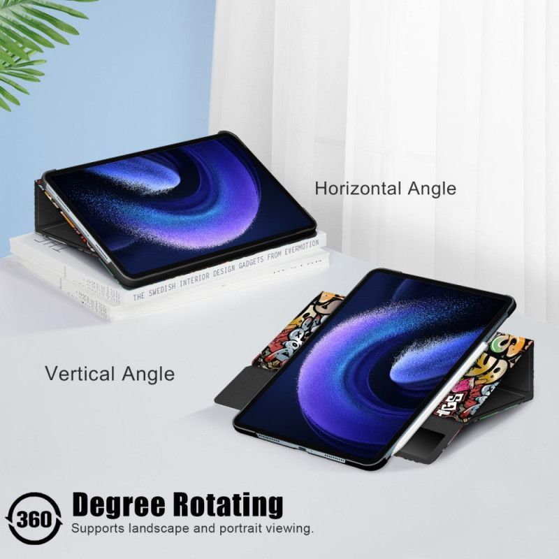 Xiaomi Pad 6 Pro Rotative Porte-Stylet Graffiti