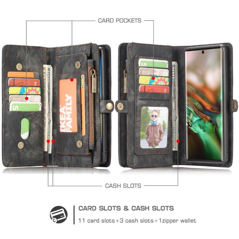 Samsung Galaxy Note 10 Plus - Housse et Coque magnétique 2 en 1