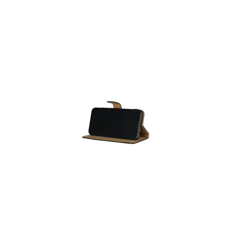 Housse Honor 10 Genuine leather - Noir
