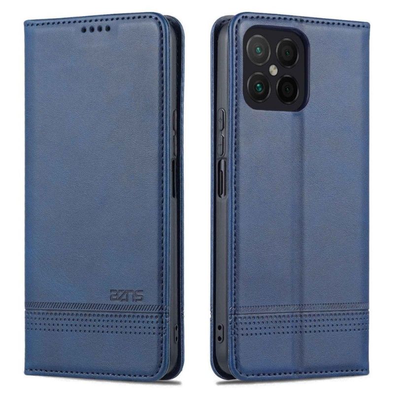 Étui Honor X8 portefeuille AZNS simili cuir