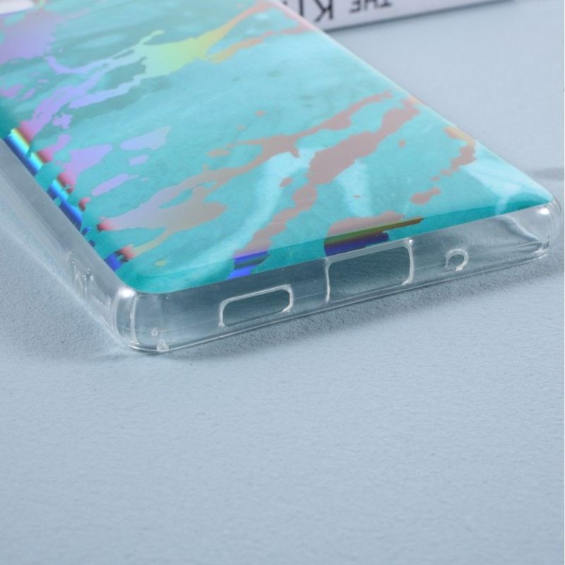 Coque Samsung Galaxy S20 FE marbre effet métallisé