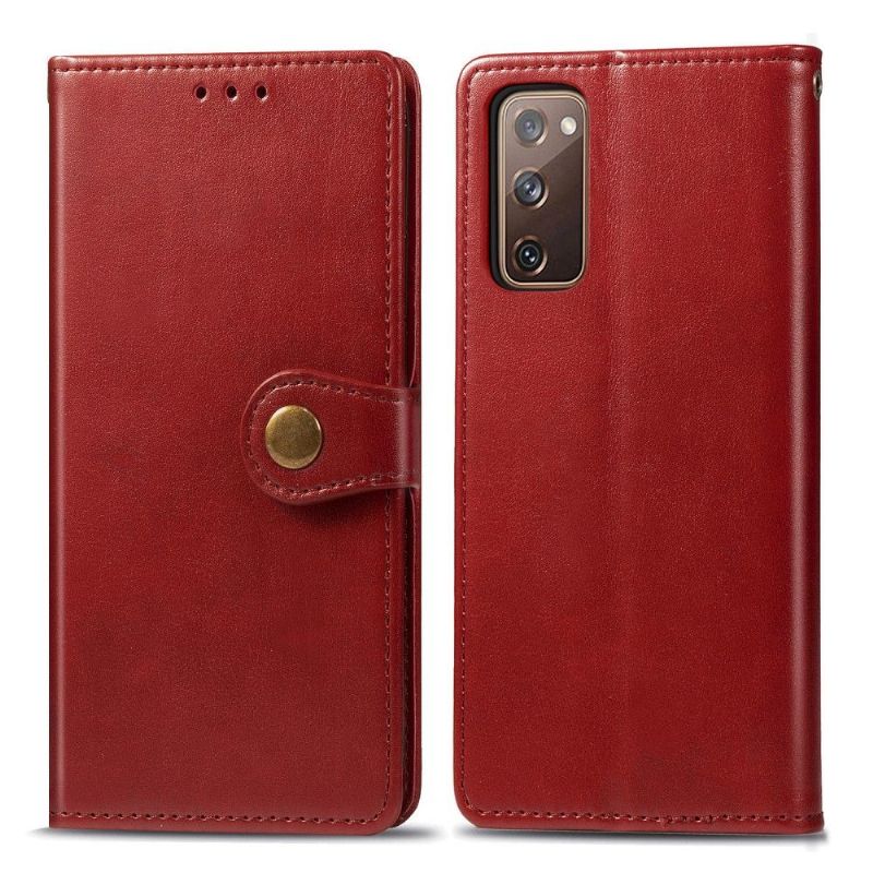 Housse Samsung Galaxy S20 FE Indila Simili Cuir