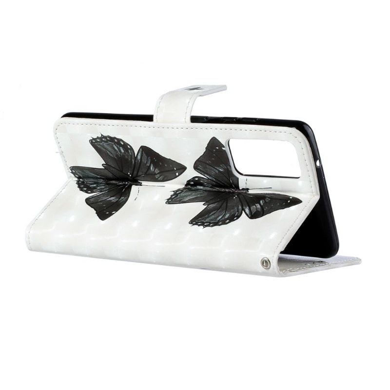Housse Samsung Galaxy S20 FE Papillons Noirs