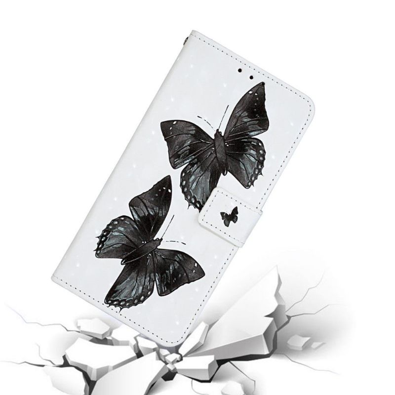 Housse Samsung Galaxy S20 FE Papillons Noirs