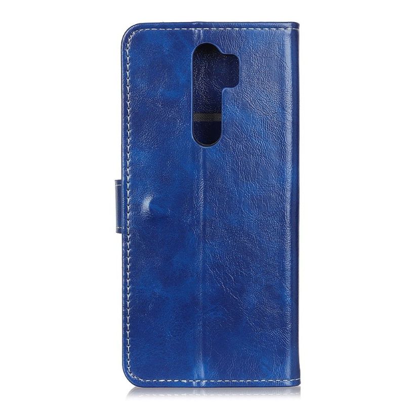 Oppo A9 2020 - Housse effet cuir luxueux coutures