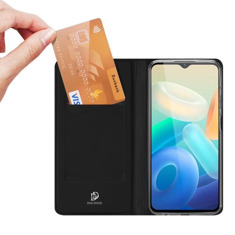 Flip Cover Vivo Y16 Skin Pro DUX DUCIS