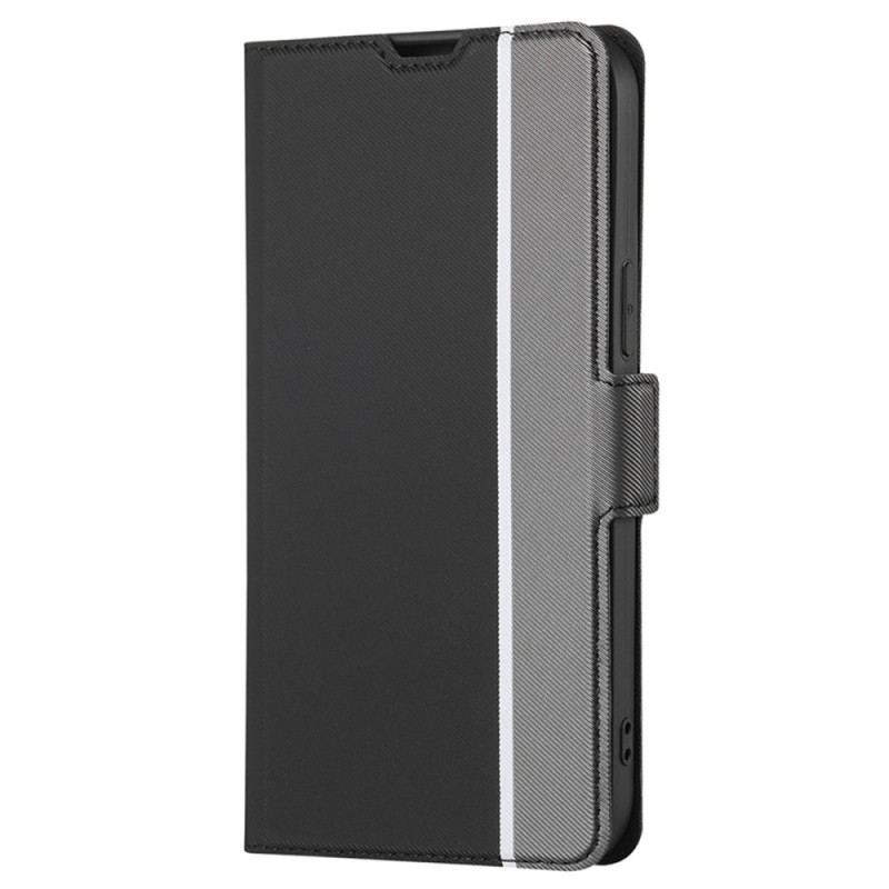Housse Vivo Y16 Bicolore Double Fermoir