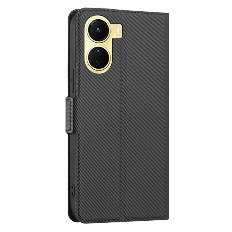 Housse Vivo Y16 Bicolore Double Fermoir