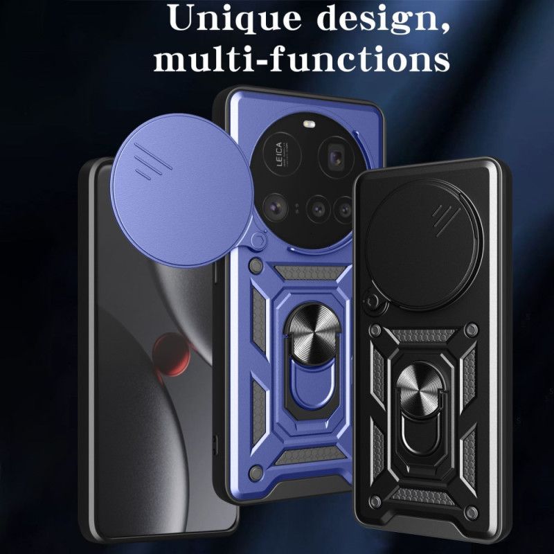 Coque Xiaomi 15 Ultra Couvercle Coulissant pour Caméra et Support