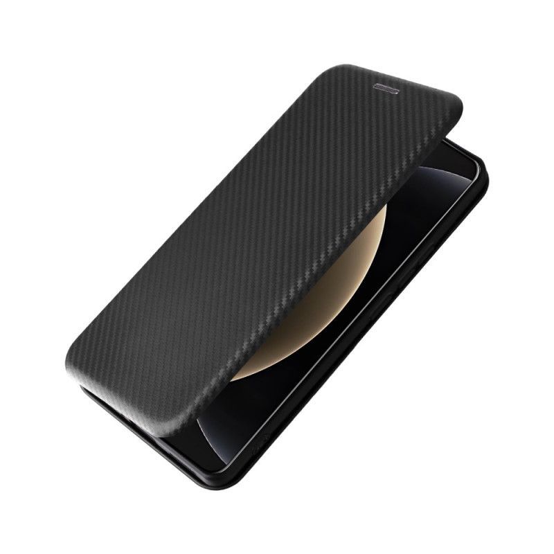 Flip Cover Xiaomi 15 Ultra Fibre Carbone Brossée