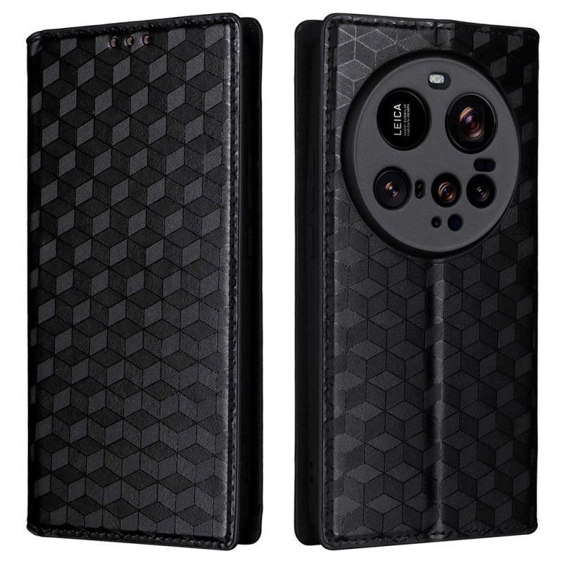 Flip Cover Xiaomi 15 Ultra Losanges 3D