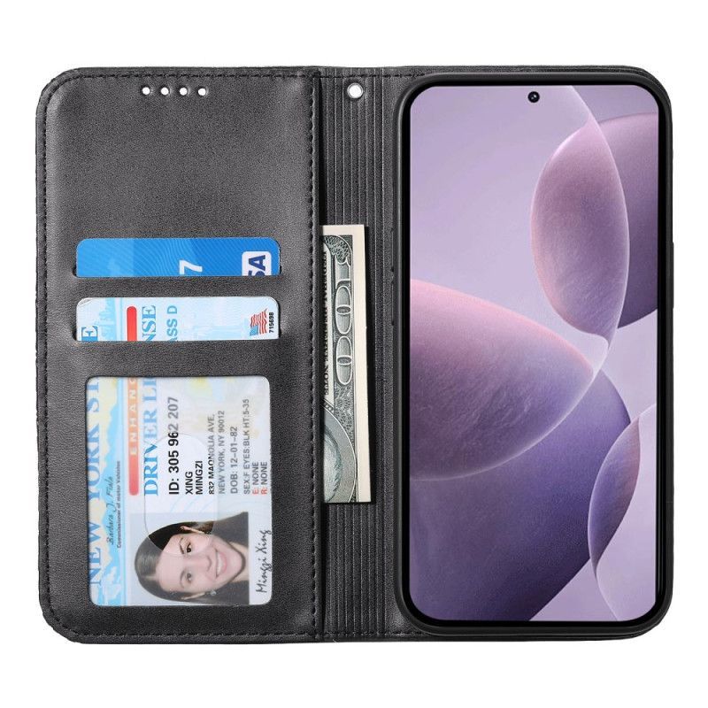 Flip Cover Xiaomi 15 Ultra Portefeuille à Lanière