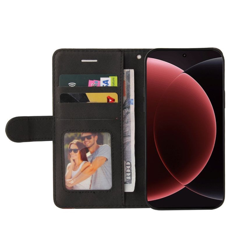 Housse Xiaomi 15 Ultra Bicolore Lignes Ondulées