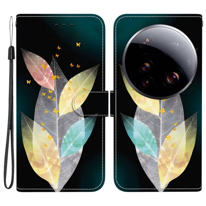 Housse Xiaomi 15 Ultra Feuilles Colorées