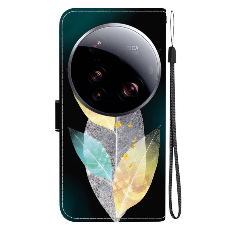 Housse Xiaomi 15 Ultra Feuilles Colorées