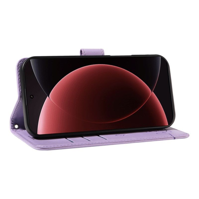 Housse Xiaomi 15 Ultra Graphique Chat à Lanière