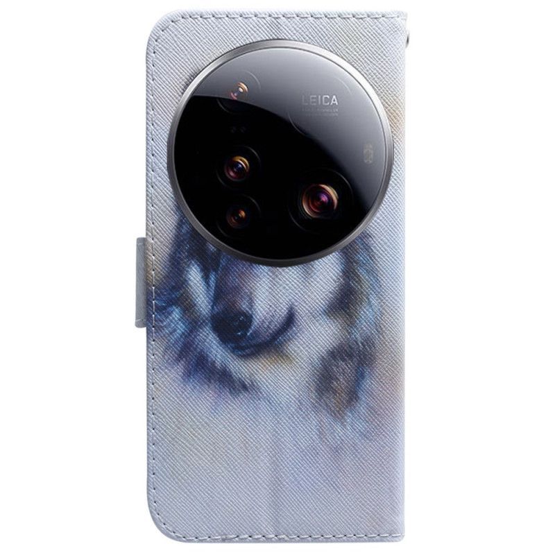 Housse Xiaomi 15 Ultra Loup Aquarelle