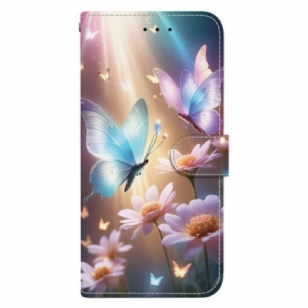 Housse Xiaomi 15 Ultra Papillons et Fleurs Célestes