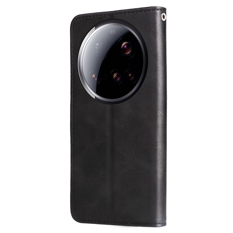 Housse Xiaomi 15 Ultra Portefeuille Zippé