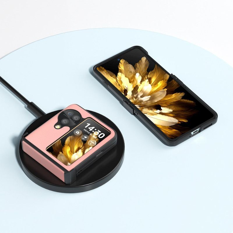 Coque Oppo Find N3 Flip Cuir Texturé ABEEL