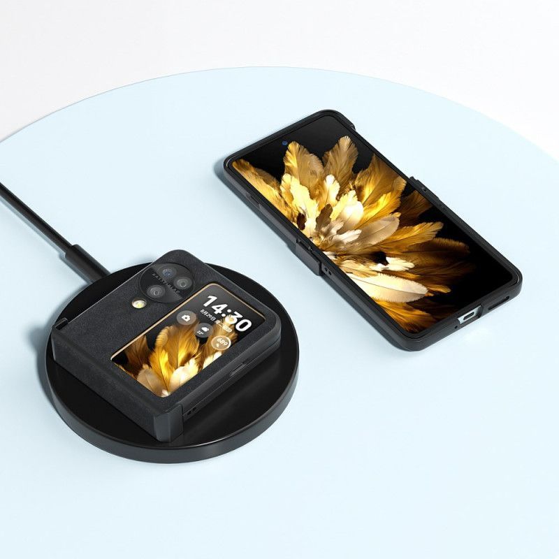 Coque Oppo Find N3 Flip Style Cuir Rétro ABEEL